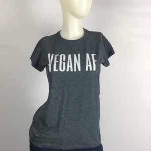 Vegan AF T Shirt-size M